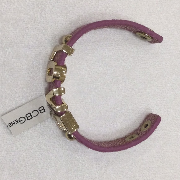 BCBG gold and pink LOVE bracelet - Picture 2 of 4